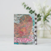 楽譜ハートコラージュ ポストカード (スタンド正面)