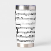 楽譜パーソナライズされた 保温保冷タンブラー (背面)