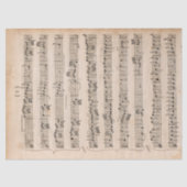 楽譜ヴィンテージ手書き角括弧の分離 薄葉紙 (正面)