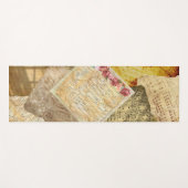 楽譜ヴィンテージ楽譜ヨガマット ヨガマット (正面(横))