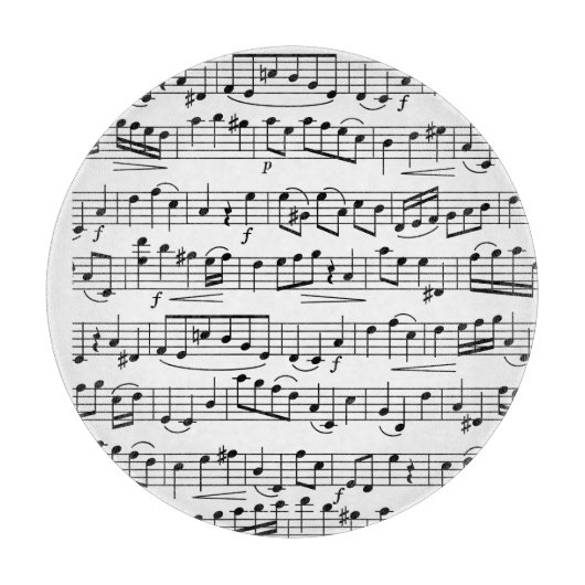 楽譜一覧 カッティングボード (正面)