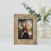 楽譜卒業のお知らせ – ポストカード (スタンド正面)