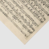 楽譜手書きヴィンテージパーチメント 薄葉紙 (詳細)