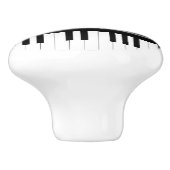 楽譜用グランドピアノとラベル付けされた楽譜 セラミックノブ (側面)