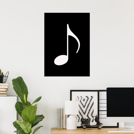 楽譜装飾 ポスター (ホームオフィス)