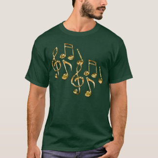 楽譜音楽愛好家Tシャツ Tシャツ