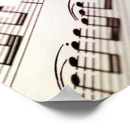 楽譜11 ポスター (角)