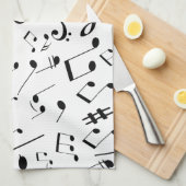 楽譜3 キッチンタオル (四つ折り)