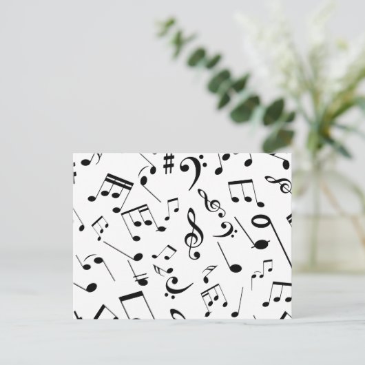 楽譜3 ポストカード (スタンド正面)