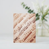 楽譜5 ポストカード (スタンド正面)