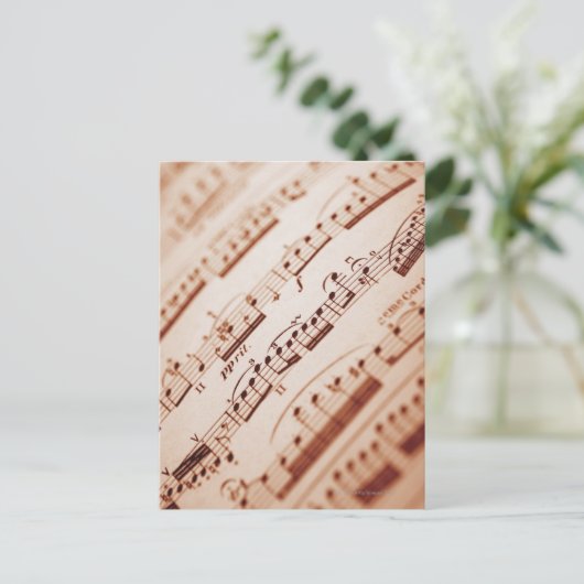 楽譜5 ポストカード (スタンド正面)