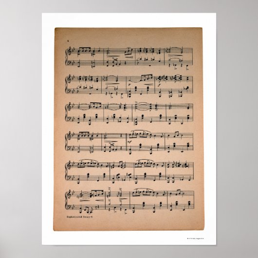 楽譜7 ポスター (正面)