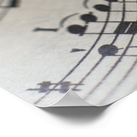 楽譜9 ポスター (角)