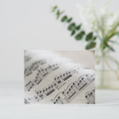 楽譜9 ポストカード (スタンド正面)