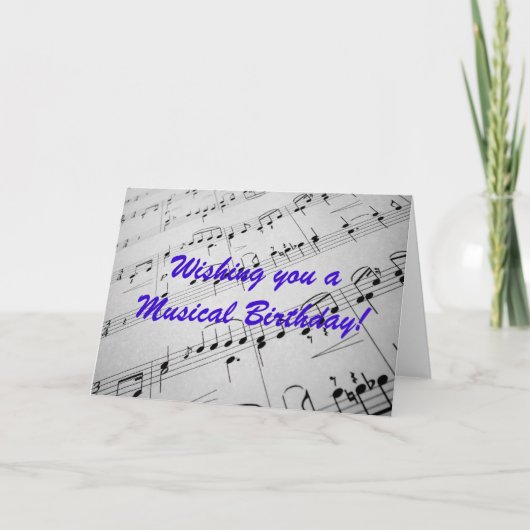 楽譜 カード (正面)