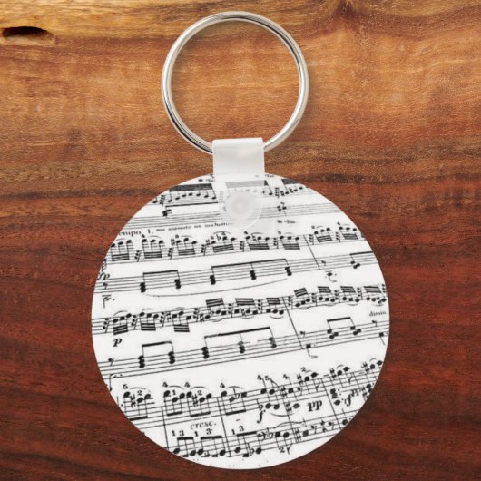 楽譜 キーホルダー (正面)