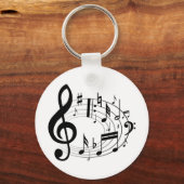 楽譜 キーホルダー (正面)