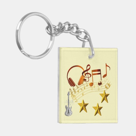 楽譜： キーホルダー (正面左)