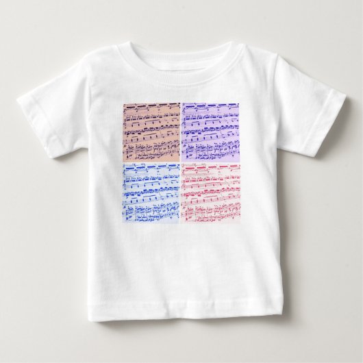 楽譜/ゲリークラブ ベビーTシャツ (正面)