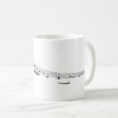 楽譜 コーヒーマグカップ (正面右)
