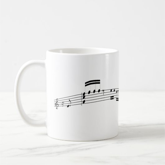 楽譜 コーヒーマグカップ (左)