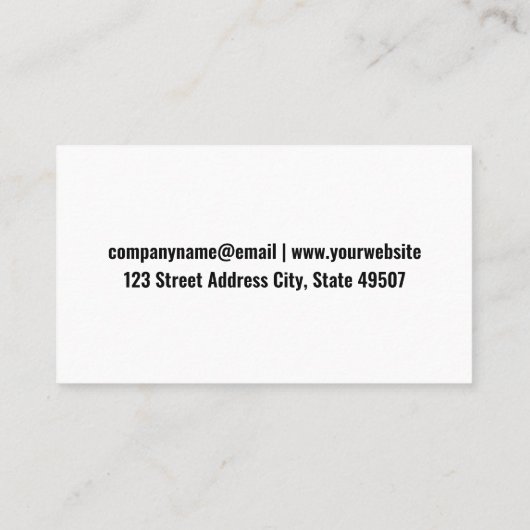 楽譜 | サウンド 名刺 (裏面)