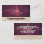 楽譜 | サウンド 名刺 (正面/裏面)