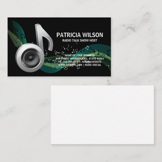 楽譜 | サブウーファーの名刺 名刺 (正面/裏面)