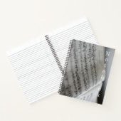 楽譜 – シンプルノート ノートブック (内部)