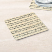 楽譜 スクエアペーパーコースター (アングル)