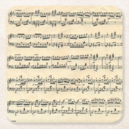 楽譜 スクエアペーパーコースター