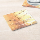 楽譜 スクエアペーパーコースター (アングル)