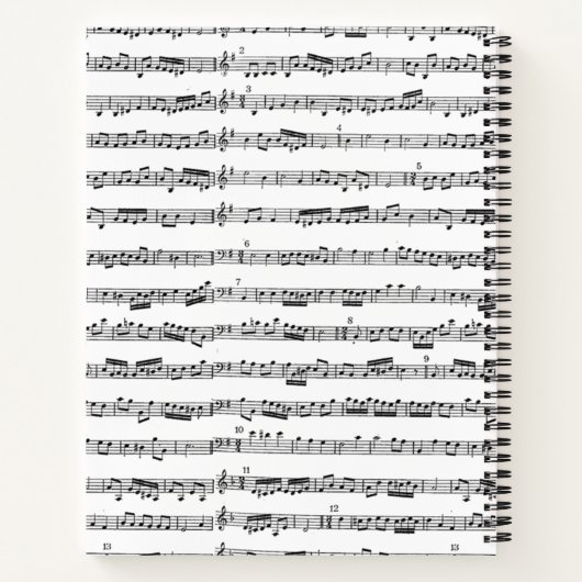 楽譜 ノートブック (裏面)