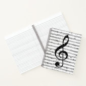 楽譜 ノートブック (内部)