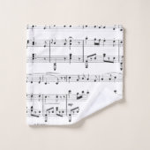 楽譜 バスタオルセット (ウォッシュタオル)