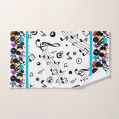 楽譜 バスタオルセット (ハンドタオル)