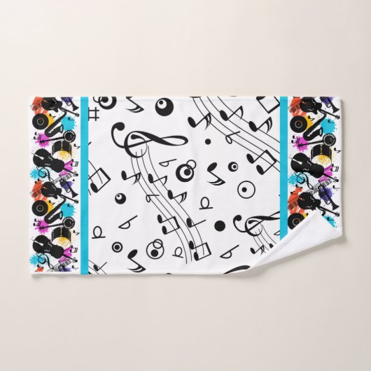楽譜 バスタオルセット (ハンドタオル)