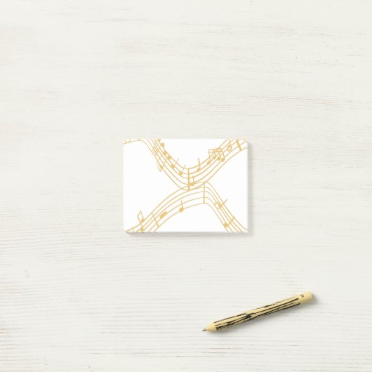 楽譜 ポストイット (デスク上)