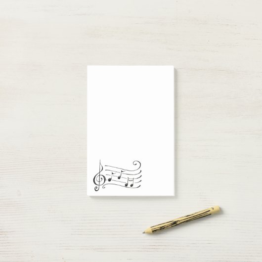 楽譜 ポストイット (デスク上)
