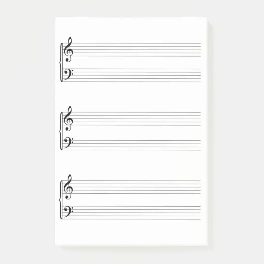 楽譜 ポストイット (正面)