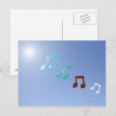 楽譜 ポストカード (正面/裏面)