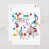 楽譜 ポストカード (正面/裏面)