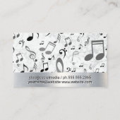 楽譜 | メタル大理石 名刺 (裏面)