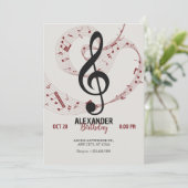 楽譜 交響曲 招待状 (スタンド正面)