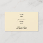 楽譜 名刺 (裏面)