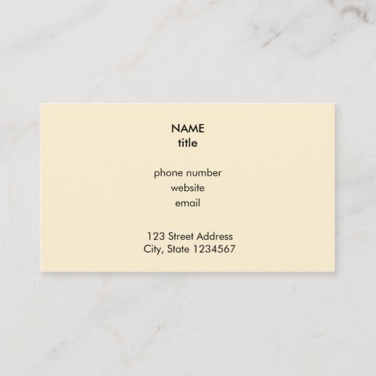 楽譜 名刺 (裏面)