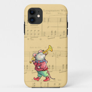 楽譜-場合nateのiPhone 5のトランペットのマウス iPhone 11 ケース