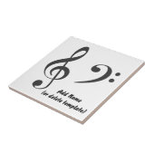 楽譜・小・タイル タイル (側面)