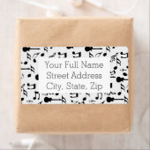 楽譜 – 楽譜デザイン ラベル (インサイチュ)