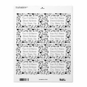 楽譜 – 楽譜デザイン ラベル (フルシート)